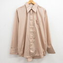 【中古】古着 長袖シャツ メンズ 70年代 70s USA製 アメリカ製 ベージュ カーキ XLサイズ 中古 トップス | 春夏 春物 春服 秋冬 秋物 秋服 ...