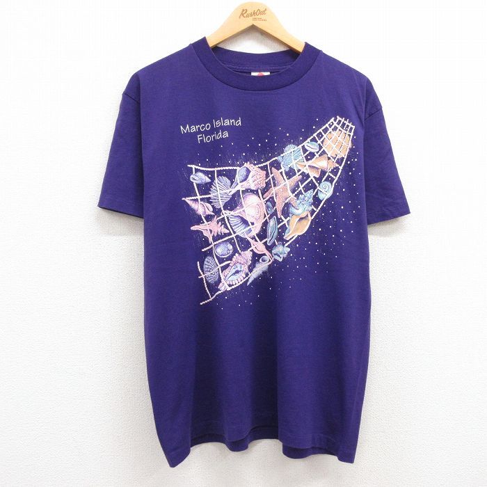 L★古着 半袖 ビンテージ Tシャツ メンズ 90年代 90s ヒトデ 貝殻 コットン クルーネック USA製 白 &yen;&nbsp;2,400（税込） L★古着 半袖 ビンテージ Tシャツ メンズ 90年代 90s 貝殻 クルーネック ピンク系 &yen;&nbsp;2,400（税込） L★古着 半袖 ビンテージ Tシャツ メンズ 90年代 90s インディアンヒル クルーネック 紫 &yen;&nbsp;2,400（税込） L★古着 半袖 ビンテージ Tシャツ メンズ 90年代 90s サンディエゴ 刺繍 クルーネック 紫 &yen;&nbsp;3,900（税込） L★古着 フルーツオブザルーム 半袖 ビンテージ Tシャツ メンズ 90年代 90s ペンシルベニア クルーネック 紫 &yen;&nbsp;3,900（税込） L★古着 ヘインズ 半袖 ビンテージ Tシャツ メンズ 90年代 90s キッカーズ クルーネック USA製 紫 &yen;&nbsp;3,900（税込） L★古着 半袖 ビンテージ Tシャツ メンズ 90年代 90s ミズーリ コットン クルーネック 紫 &yen;&nbsp;3,900（税込） L★古着 スクリーンスターズ 半袖 ビンテージ Tシャツ メンズ 90年代 90s スケネクタディ クルーネック USA製 紫 &yen;&nbsp;2,900（税込） L★古着 半袖 ビンテージ Tシャツ メンズ 90年代 90s 花 HOT SPRINGS クルーネック 紫 &yen;&nbsp;2,400（税込） L★古着 チャンピオン champion 半袖 ビンテージ Tシャツ メンズ 90年代 90s ワンポイントロゴ クルーネック 紫 &yen;&nbsp;1,900（税込） L★古着 フルーツオブザルーム 半袖 ビンテージ Tシャツ メンズ 90年代 90s Be Well コットン クルーネック USA製 紫 &yen;&nbsp;2,400（税込） L★古着 ヘインズ 半袖 ビンテージ Tシャツ メンズ 90年代 90s Rosies CAF? コットン クルーネック USA製 紫 &yen;&nbsp;3,900（税込） L★古着 チャンピオン champion 半袖 ビンテージ Tシャツ メンズ 90年代 90s 無地 コットン クルーネック 紫 &yen;&nbsp;5,900（税込） L★古着 チャンピオン champion 半袖 ビンテージ Tシャツ メンズ 90年代 90s 無地 コットン クルーネック 紫 &yen;&nbsp;4,900（税込） L★古着 チャンピオン champion 半袖 ビンテージ Tシャツ メンズ 90年代 90s 仮面 コットン クルーネック 紫 &yen;&nbsp;4,900（税込） L★古着 ヘインズ 半袖 ビンテージ Tシャツ メンズ 90年代 90s COASTSWEEP 貝殻 企業広告 コットン クルーネック USA製 白 &yen;&nbsp;3,900（税込） L★古着 半袖 ビンテージ Tシャツ メンズ 90年代 90s クルーネック 黒 &yen;&nbsp;3,900（税込） L★古着 フルーツオブザルーム 半袖 ビンテージ Tシャツ メンズ 90年代 90s カンザスシティクルーネック USA製 紫 &yen;&nbsp;2,400（税込） L★古着 半袖 ビンテージ Tシャツ メンズ 90年代 90s 無地 クルーネック USA製 青 &yen;&nbsp;3,900（税込） L★古着 半袖 ビンテージ Tシャツ メンズ 90年代 90s ブタ クルーネック 白 &yen;&nbsp;3,900（税込） L★古着 半袖 ビンテージ Tシャツ メンズ 90年代 90s ゴリラ クルーネック USA製 白 &yen;&nbsp;3,900（税込）【商品番号】　tsv24052543 【商品名】　L★古着 半袖 ビンテージ Tシャツ メンズ 90年代 90s 貝殻 ヒトデ クルーネック USA製 紫 【メンズ参考サイズ】　L 【表記サイズ】　L 【実寸サイズ】　着丈（肩から裾）69cm　着幅（脇から脇）54cm　肩幅50cm 【素材】　コットン50％、ポリエステル50％ 【程度】　A 【コンディション】　汚れ 【仕入先】　アメリカ 【商品詳細】　USA製。裾はシングルステッチです。 【メール便】　可 ************************************************************ 画像枚数の都合上、目立つダメージのみ掲載し、目立たないダメージは省略することがございます。 ●参考サイズ：実寸サイズをもとに当店が判断したサイズ ※商品名内に記載しているのは参考サイズです。 ●表記サイズ：商品のタグに記載してあるサイズ ●実寸サイズ：実際に当店で測ったサイズ To International Customers,Please check and follow shipping cost in Store information.No refund or exchange is accepted with International Customers.We're afraid but there is no staff who can speak English.We will accept any questions only by email in English. 他の厳選古着 ビンテージTシャツはこちらです！ 他の厳選古着 Tシャツ Lサイズはこちらです！