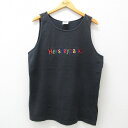 【中古】古着 ビンテージ ヴィンテージ タンクトップ メンズ 90年代 90s ハーシーパーク 刺繍 大きいサイズ 2L LL ビッグシルエット ゆったり ビッ...