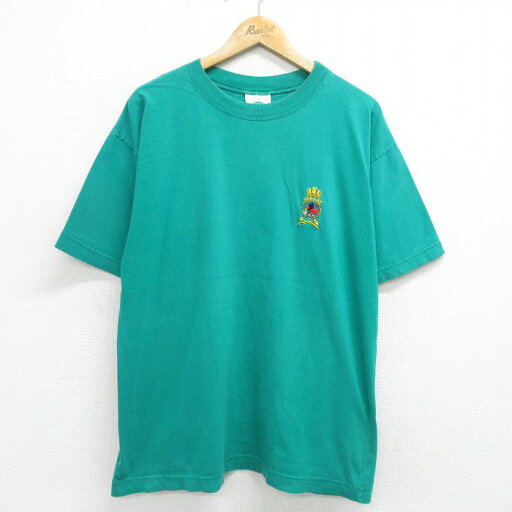【中古】古着 半袖 ビンテージ ヴィンテージTシャツ メンズ 00年代 00s HOBART ライオン クルーネック 丸首 オーストラリア製 青緑 XLサイズ 中古 | 春夏 夏物 夏服 ヴィンテージTシャツ メンズファッション カットソー ティーシャツ ティシャツ メンズTシャ 【中古】古着 半袖 ビンテージ ヴィンテージTシャツ メンズ 00年代 00s HOBART ライオン クルーネック 丸首 オーストラリア製 青緑 XLサイズ 中古 | 春夏 夏物 夏服 ヴィンテージTシャツ メンズファッション カットソー ティーシャツ ティシャツ メンズTシャ