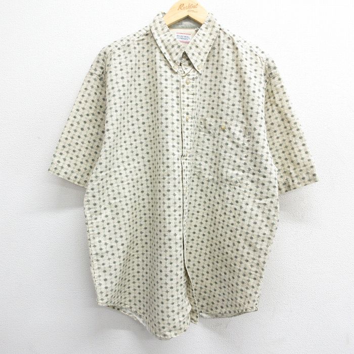 XL★古着 ビューグルボーイ 半袖 シャツ メンズ 00年代 00s ボタンダウン &yen;&nbsp;3,900（税込） XL★古着 半袖 シャツ メンズ 00年代 00s 総柄 大きいサイズ ボタンダウン ベージュ他 &yen;&nbsp;3,900（税込） XL★古着 ピューリタン 半袖 シャツ メンズ 00年代 00s ボタンダウン ベージュ他 チェック &yen;&nbsp;2,900（税込） XL★古着 アリゾナジーンズ 半袖 シャツ メンズ 00年代 00s コットン ボタンダウン ベージュ他 チェック &yen;&nbsp;2,900（税込） XL★古着 ピューリタン 半袖 シャツ メンズ 00年代 00s 大きいサイズ ボタンダウン ベージュ他 チェック &yen;&nbsp;2,900（税込） XL★古着 ピューリタン 半袖 シャツ メンズ 00年代 00s 魚 総柄 コットン ボタンダウン ベージュ他 &yen;&nbsp;2,900（税込） XL★古着 半袖 シャツ メンズ 00年代 00s 大きいサイズ ロング丈 コットン ボタンダウン ベージュ他 ストライプ &yen;&nbsp;2,400（税込） XL★古着 ビューグルボーイ 半袖 シャツ メンズ 00年代 00s 総柄 大きいサイズ ロング丈 ボタンダウン 緑他 &yen;&nbsp;2,900（税込） XL★古着 レッドヘッド 半袖 シャツ メンズ 00年代 00s 魚 リップストップ 大きいサイズ コットン ボタンダウン ベージュ他 &yen;&nbsp;3,900（税込） XL★古着 半袖 シャツ メンズ 00年代 00s ベージュ他 &yen;&nbsp;2,900（税込） XL★古着 ビューグルボーイ 半袖 シャツ メンズ 00年代 00s 赤 &yen;&nbsp;2,400（税込） XL★古着 バンヒューセン 半袖 シャツ メンズ ボタンダウン ベージュ他 チェック &yen;&nbsp;2,400（税込） XL★古着 半袖 シャツ メンズ 00年代 00s コットン ボタンダウン エンジ系 &yen;&nbsp;2,400（税込） XL★古着 ビューグルボーイ 半袖 シャツ メンズ コットン ボタンダウン 黄 &yen;&nbsp;2,400（税込） XL★古着 半袖 シャツ メンズ 00年代 00s コットン ボタンダウン 紺他 &yen;&nbsp;2,900（税込） XL★古着 半袖 シャツ メンズ 90年代 90s ボタンダウン ベージュ他 ストライプ &yen;&nbsp;2,400（税込） XL★古着 半袖 シャツ メンズ 00年代 00s コットン ボタンダウン 薄緑系 &yen;&nbsp;2,400（税込） XL★古着 半袖 シャツ メンズ 00年代 00s ボタンダウン 紺他 ストライプ &yen;&nbsp;2,400（税込） XL★古着 半袖 シャツ メンズ 00年代 00s コットン ボタンダウン 濃紺他 &yen;&nbsp;2,400（税込） XL★古着 ビューグルボーイ 半袖 シャツ メンズ 00年代 00s ワンポイントロゴ ベージュ &yen;&nbsp;2,400（税込） XL★古着 半袖 シャツ メンズ 00年代 00s ボタンダウン 紺他 ストライプ &yen;&nbsp;2,400（税込）【商品番号】　shrs24054291 【商品名】　XL★古着 ビューグルボーイ 半袖 シャツ メンズ 00年代 00s ボタンダウン ベージュ他 【メンズ参考サイズ】　XL 【表記サイズ】　XL 【実寸サイズ】　着丈（肩から裾）78cm　着幅（脇から脇）64cm　肩幅53cm 【素材】　ラミー55％、コットン45% 【程度】　B 【コンディション】　汚れ 【仕入先】　アメリカ 【メール便】　可 ************************************************************ 画像枚数の都合上、目立つダメージのみ掲載し、目立たないダメージは省略することがございます。 ●参考サイズ：実寸サイズをもとに当店が判断したサイズ ※商品名内に記載しているのは参考サイズです。 ●表記サイズ：商品のタグに記載してあるサイズ ●実寸サイズ：実際に当店で測ったサイズ To International Customers,Please check and follow shipping cost in Store information.No refund or exchange is accepted with International Customers.We're afraid but there is no staff who can speak English.We will accept any questions only by email in English. 他の厳選古着 半袖シャツはこちらです！ 他の厳選古着 半袖シャツ XLサイズはこちらです！
