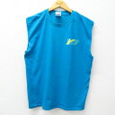 【中古】古着 ヘインズ Hanes ビンテージ ヴィンテージ ノースリーブTシャツ メンズ 90年代 90s YELLOW BOOK コットン クルーネック 丸...