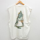 【中古】古着 リーボック REEBOK ビンテージ ヴィンテージ ノースリーブTシャツ メンズ 90年代 90s HOOPWEAR コットン クルーネック 丸首...