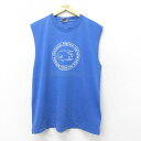 【中古】古着 オニータ ONEITA ノースリーブ ビンテージ ヴィンテージTシャツ メンズ 90年代 90s 魚 コットン クルーネック 丸首 USA製 アメ...