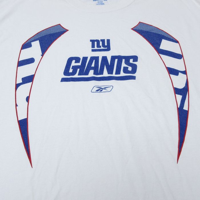 【中古】古着 リーボック REEBOK 半袖 ブランドTシャツ メンズ NFL ニューヨークジャイアンツ 大きいサイズ 2L LL ビッグシルエット ゆったり ビッグサイズ オーバーサイズ コットン クルーネック 丸首 白 ホワイト アメフト スーパーボウル XLサイズ 中古 |