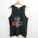 【中古】古着 ビンテージ ヴィンテージ タンクトップ メンズ 90年代 90s クリーブランド MODERN ROCK コットン クルーネック 丸首 USA製 ...