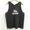 【中古】古着 ヘインズ Hanes ビンテージ ヴィンテージ タンクトップ メンズ 90年代 90s ニワトリ ROOSTERS コットン クルーネック 丸首 ...