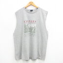 【中古】古着 ノーティカ NAUTICA ブランド ビンテージ ヴィンテージ ノースリーブTシャツ メンズ 90年代 90s CIVVIES コットン クルーネ...