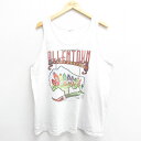 【中古】古着 タンクトップ メンズ ALLENTOWN 家 大きいサイズ 2L LL ビッグシルエット ゆったり ビッグサイズ オーバーサイズ コットン クルー...