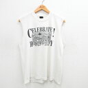 【中古】古着 スクリーンスターズ ビンテージ ヴィンテージ ノースリーブTシャツ メンズ 90年代 90s ハーキマー 家 クルーネック 丸首 USA製 アメリ...