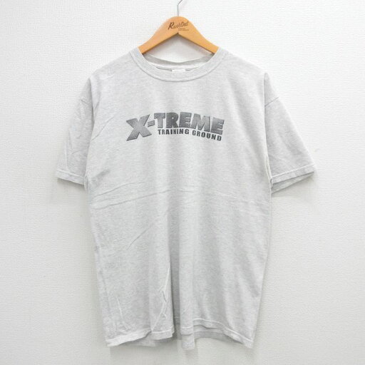 【中古】古着 半袖 ビンテージ ヴィンテージTシャツ メンズ 00年代 00s X-TREME 大きいサイズ 2L LL ビッグシルエット ゆったり ビッグサイズ オーバーサイズ クルーネック 丸首 薄グレー 霜降り XLサイズ 中古 | 春夏 夏物 夏服 ヴィンテージTシャツ メンズ 【中古】古着 半袖 ビンテージ ヴィンテージTシャツ メンズ 00年代 00s X-TREME 大きいサイズ 2L LL ビッグシルエット ゆったり ビッグサイズ オーバーサイズ クルーネック 丸首 薄グレー 霜降り XLサイズ 中古 | 春夏 夏物 夏服 ヴィンテージTシャツ メンズ