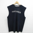 【中古】古着 ノーティカ NAUTICA ブランド ノースリーブTシャツ メンズ 00年代 00s ビッグロゴ 大きいサイズ 2L LL ビッグシルエット ゆっ...
