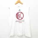 【中古】古着 アディダス adidas ビンテージ ヴィンテージ ノースリーブTシャツ メンズ 00年代 00s MLB ボストンレッドソックス ワンポイントロ...
