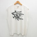 【中古】古着 ビンテージ ヴィンテージ ノースリーブTシャツ メンズ 00年代 00s ホンダ スズキ 大きいサイズ 2L LL ビッグシルエット ゆったり ビ...