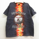 【中古】古着 スターター STARTER 半袖Tシャツ キッズ ボーイズ 子供服 ベースボール 野球 クルーネック 丸首 濃グレー 霜降り 【spe】 | 春夏 春物 春服 秋冬 秋物 秋服 女の子 子ども服 こども服 カジュアル ファッション おしゃれ かわいい