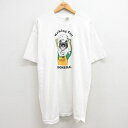 【中古】古着 フルーツオブザルーム 半袖 ビンテージ ヴィンテージTシャツ メンズ 90年代 90s チャンピオンカップ 大きいサイズ 2L LL ビッグシルエ...
