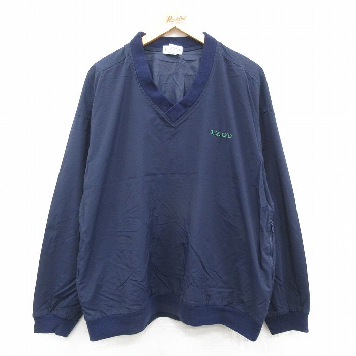 【中古】古着 IZOD 長袖 ナイロン トップス メンズ 00年代 0...(4.0)