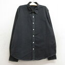 【中古】古着 ラルフローレン Ralph Lauren 長袖 ブランドシャツ キッズ ボーイズ 子供服 90年代 90s ワンポイントロゴ コットン 濃グレー ...