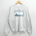 【中古】古着 長袖スウェット メンズ 00年代 00s ゾウ クルーネック 丸首 薄グレー 霜降り XLサイズ 中古 スエット トレーナー トップス | 春夏 ...