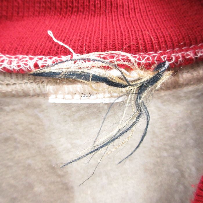 【中古】古着 長袖スウェット メンズ 00年代 00s ウサギ 鳥 モックネック ハイネック ベージュ系他 カーキ XLサイズ 中古 スエット トレーナー トップス | 春夏 春物 春服 秋冬 秋物 秋服 メンズファッション カジュアル おしゃれ ファッション 5OF