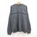 【中古】古着 ノーティカ NAUTICA 長袖 ブランド セーター メンズ ワンポイントロゴ 大きいサイズ 2L LL ビッグシルエット ゆったり ビッグサイズ...