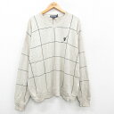 【中古】古着 ノーティカ NAUTICA 長袖 ブランド セーター メンズ 90年代 90s ワンポイントロゴ 大きいサイズ 2L LL ビッグシルエット ゆっ...