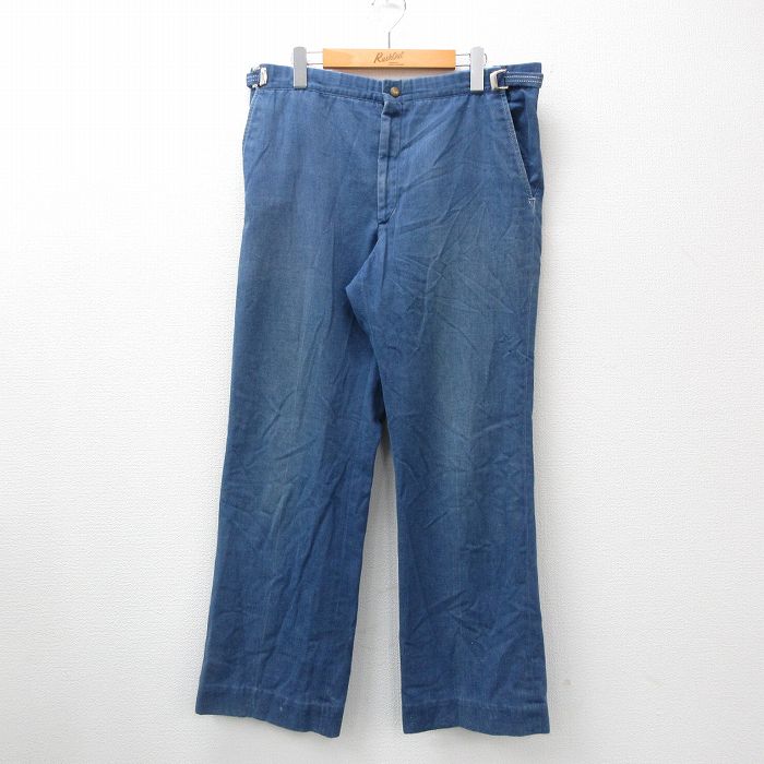 【中古】古着 ジーンズ メンズ 80年代 80s タロン 紺 ネイビー...(4.0)