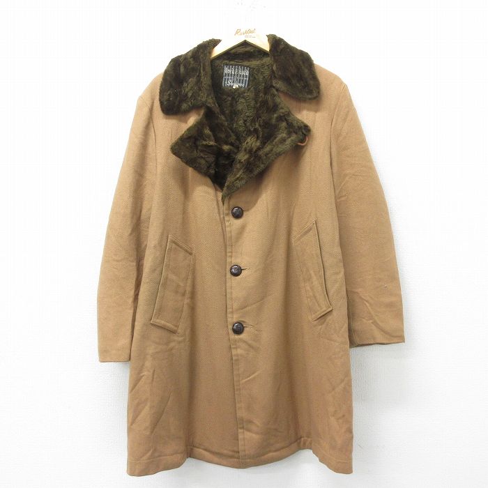 L★古着 長袖 ミリタリー ウール オーバー コート メンズ 80年代 80s ロング丈 USA製 黒 &yen;&nbsp;6,900（税込） L★古着 マックレガー 長袖 ウール ジャケット コート メンズ 80年代 80s ロング丈 USA製 緑 チェック 内側ボア &yen;&nbsp;4,900（税込） L★古着 長袖 ウール コート メンズ ロング丈 黒 &yen;&nbsp;5,900（税込） L★古着 長袖 ビンテージ ウール コート メンズ 70年代 70s USA製 紺 &yen;&nbsp;8,900（税込） L★古着 長袖 ウール コート メンズ ロング丈 黒系他 チェック &yen;&nbsp;6,900（税込） L★古着 長袖 ウール コート メンズ 90年代 90s ロング丈 ベージュ &yen;&nbsp;6,900（税込） L★古着 長袖 ウール ジャケット メンズ 80年代 80s ロング丈 USA製 黒 内側キルティング &yen;&nbsp;7,900（税込） L★古着 長袖 ウール コート メンズ 90年代 90s ラグラン ロング丈 USA製 黒 &yen;&nbsp;5,900（税込） L★古着 長袖 ウール コート メンズ ロング丈 カシミヤ カシミア ベージュ &yen;&nbsp;5,900（税込） L★古着 ピエールカルダン 長袖 ウール コート メンズ 90年代 90s ロング丈 USA製 紺 &yen;&nbsp;6,900（税込） L★古着 長袖 ウール コート メンズ 90年代 90s ラグラン ロング丈 USA製 濃緑 &yen;&nbsp;5,900（税込） L★古着 IZOD 長袖 ウール コート メンズ 90年代 90s ロング丈 紺 &yen;&nbsp;5,900（税込） L★古着 ウールリッチ 長袖 ウール ジャケット メンズ 80年代 80s マッキーノ 赤 チェック &yen;&nbsp;12,900（税込） L★古着 ロンドンフォグ 長袖 ウール コート メンズ 90年代 90s ロング丈 USA製 黒 霜降り &yen;&nbsp;5,900（税込） L★古着 長袖 ウール コート メンズ 90年代 90s ロング丈 カシミヤ カシミア グレー 霜降り &yen;&nbsp;8,900（税込） L★古着 ウールリッチ 長袖 ウール ジャケット メンズ 80年代 80s マッキーノ USA製 赤他 オンブレ チェック 内側キルティング &yen;&nbsp;12,900（税込） L★古着 グローバーオール 長袖 ウール ダッフル コート パーカー メンズ 90年代 90s ロング丈 イングランド製 紺 &yen;&nbsp;14,900（税込） M★古着 長袖 ウール コート メンズ 80年代 80s ロング丈 USA製 茶 &yen;&nbsp;8,900（税込） L★古着 エルエルビーン 長袖 コーデュロイ ジャケット メンズ 90年代 90s 太畝 茶 &yen;&nbsp;5,900（税込） L★古着 長袖 ウール ジャケット パーカー メンズ ネイティブ柄 ラグ柄 ベージュ他 &yen;&nbsp;7,900（税込） L★古着 長袖 ウール ピーコート Pコート メンズ 90年代 90s ロング丈 USA製 黒 内側キルティング &yen;&nbsp;6,900（税込）【商品番号】　ouwl24100017 【商品名】　L★古着 長袖 ウール コート メンズ 80年代 80s 茶 内側フェイクファー 【メンズ参考サイズ】　L 【表記サイズ】　36 【実寸サイズ】　着丈（肩から裾）92cm　着幅（脇から脇）59cm　肩幅49cm　肩袖丈（肩から袖先）60cm　脇袖丈（脇から袖先）42cm 【素材】　表記はありませんがウールと思われます。 【程度】　A 【コンディション】　汚れ 【仕入先】　アメリカ 【メール便】　不可 ************************************************************ 画像枚数の都合上、目立つダメージのみ掲載し、目立たないダメージは省略することがございます。 ●参考サイズ：実寸サイズをもとに当店が判断したサイズ ※商品名内に記載しているのは参考サイズです。 ●表記サイズ：商品のタグに記載してあるサイズ ●実寸サイズ：実際に当店で測ったサイズ To International Customers,Please check and follow shipping cost in Store information.No refund or exchange is accepted with International Customers.We're afraid but there is no staff who can speak English.We will accept any questions only by email in English. 他の厳選古着 ウール/コーデュロイジャケットはこちらです！ 他の厳選古着 ジャケット Lサイズはこちらです！