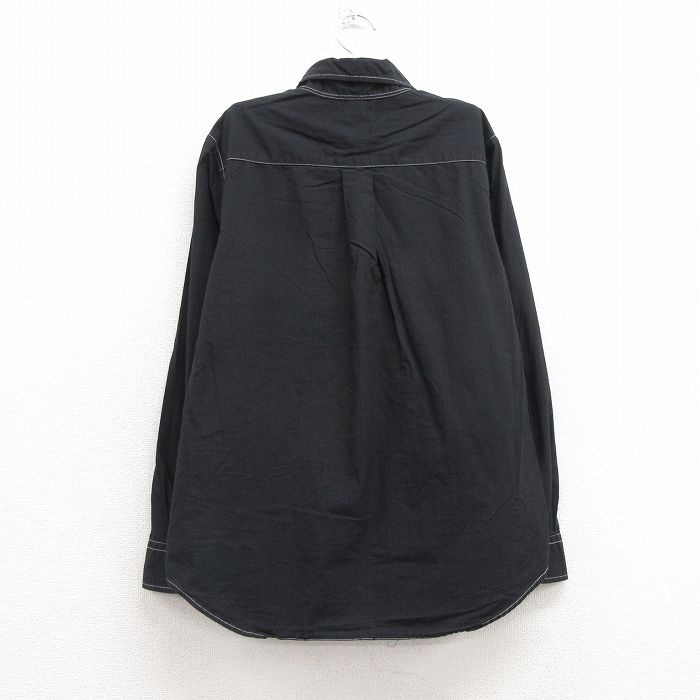 【中古】古着 ラルフローレン 90s 長袖シャツ キッズ ボーイズ 黒 チェック Ralph ...