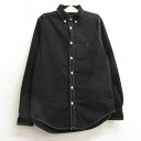 【中古】古着 ラルフローレン Ralph Lauren 長袖 ブランドシャツ キッズ ボーイズ 子供服 ワンポイントロゴ オックスフォード コットン ボタンダウ...