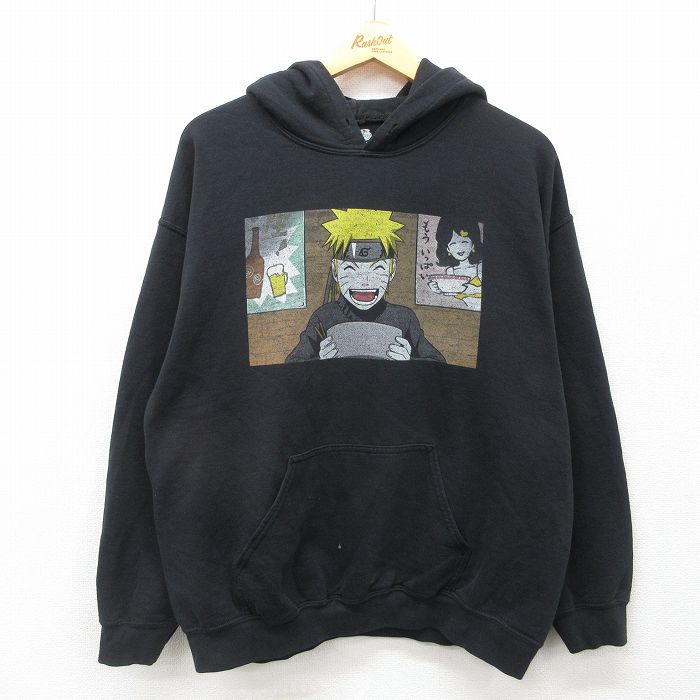 楽天市場】【中古】古着 長袖スウェットパーカー メンズ アニメ NARUTO