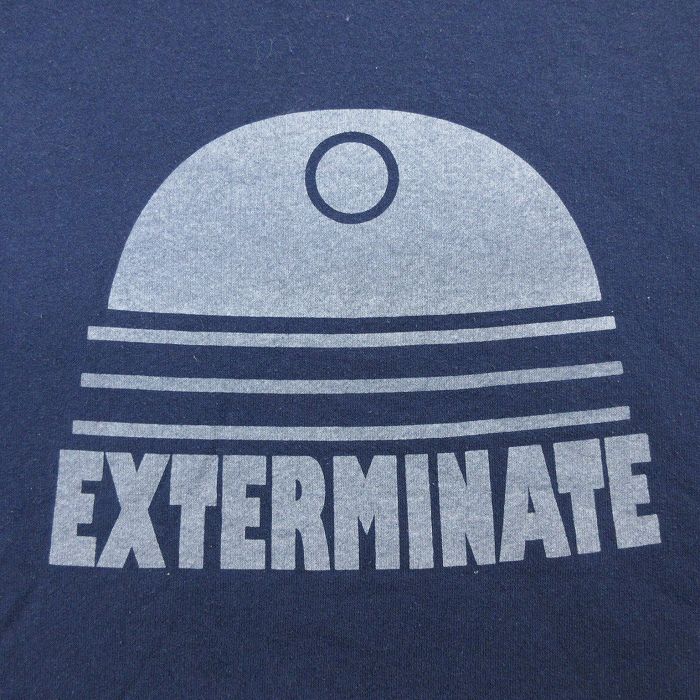 【中古】古着 ジャージーズ 長袖スウェットパーカー メンズ 00年代 00s EXTERMINATE 大きいサイズ 2L LL ビッグシルエット ゆったり ビッグサイズ オーバーサイズ 紺 ネイビー XLサイズ 中古 スエット トレーナー トップス | 春夏 春物 春服 秋冬 秋物 秋服 メンズファ 5OF