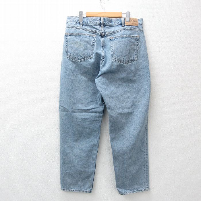 【中古】古着 ギャップ GAP ジーンズ メンズ 00年代 00s コットン 紺 ネイビー デニム W36 中古 ボトムス ジーパン Gパン ロングパンツ | 春夏 春物 春服 秋冬 秋物 秋服 長ズボン カジュアル メンズファッション ファッション おしゃれ