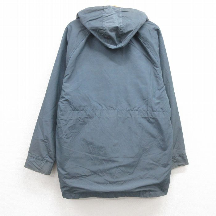 【中古】古着 ランズエンド 長袖ジャケット マウンテンパーカー メンズ 90年代 90s ロクヨンクロス ロング丈 ラグラン USA製 アメリカ製 紺 ネイビー 内側ウール 【spe】 Lサイズ 中古 アウター | 秋冬 秋物 秋服 冬物 冬服 カジュアル メンズファッション ファッ