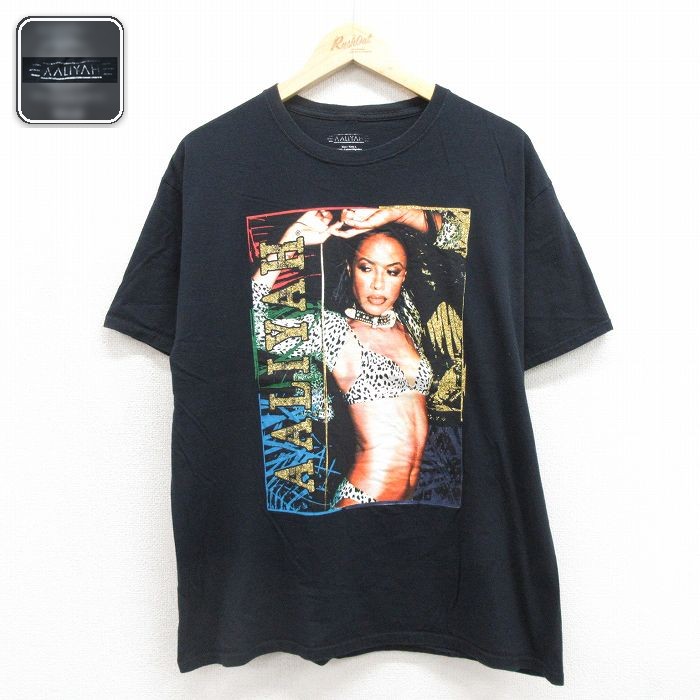 AALIYAH アリーヤ CROSS COLOURS フォトTシャツ 2XL Cross Colours x