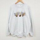 【中古】古着 長袖スウェット メンズ 00年代 00s シカ クルーネック 丸首 薄グレー 霜降り XLサイズ 中古 スエット トレーナー トップス | 春夏 ...