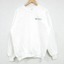 【中古】古着 ジャージーズ 長袖スウェット メンズ 90年代 90s ZONTA ラグラン クルーネック 丸首 USA製 アメリカ製 白 ホワイト Lサイズ 中...