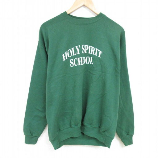 【中古】古着 長袖スウェット メンズ 00年代 00s 聖霊 クルーネック 丸首 緑 グリーン XLサイズ 中古 スエット トレーナー トップス | 春夏 春物 春服 秋冬 秋物 秋服 メンズファッション カジュアル おしゃれ ファッション 【中古】古着 長袖スウェット メンズ 00年代 00s 聖霊 クルーネック 丸首 緑 グリーン XLサイズ 中古 スエット トレーナー トップス | 春夏 春物 春服 秋冬 秋物 秋服 メンズファッション カジュアル おしゃれ ファッション