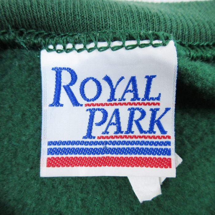 【中古】古着 長袖スウェット メンズ 00年代 00s 聖霊 クルーネック 丸首 緑 グリーン XLサイズ 中古 スエット トレーナー トップス | 春夏 春物 春服 秋冬 秋物 秋服 メンズファッション カジュアル おしゃれ ファッション