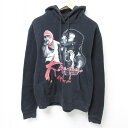 【中古】古着 長袖 ヒップホップ ラップスウェットパーカー メンズ プレイボーイ PLAY BOY カルティ 黒 ブラック 【spe】 Mサイズ 中古 スエット トレーナー トップス | 春夏 春物 春服 秋冬 秋物 秋服 メンズファッション カジュアル おしゃれ ファッション 5OF