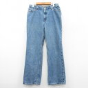 【中古】古着 リーバイス Levis 517 ジーンズ レディース 00年代 00s ブーツカット コットン 紺 ネイビー デニム 【spe】 中古 ボトムス ...