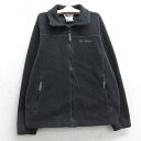 【中古】古着 コロンビア COLUMBIA 長袖 フリースジャケット キッズ ボーイズ 子供服 00年代 00s ワンポイントロゴ 黒 ブラック | 春夏 春物 春服 秋冬 秋物 秋服 女の子 子ども服 こども服 カジュアル ファッション おしゃれ かわいい