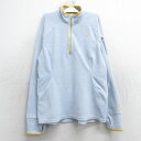 【中古】古着 ナイキ NIKE 長袖 ハーフジップ フリースジャケット キッズ ボーイズ 子供服 ワンポイントロゴ ラグラン 薄紺系 ネイビー | 春夏 春物 春服 秋冬 秋物 秋服 女の子 子ども服 こども服 カジュアル ファッション おしゃれ かわいい