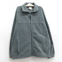 【中古】古着 コロンビア COLUMBIA 長袖 フリースジャケット キッズ ボーイズ 子供服 00年代 00s ワンポイントロゴ グレー | 春夏 春物 春服...