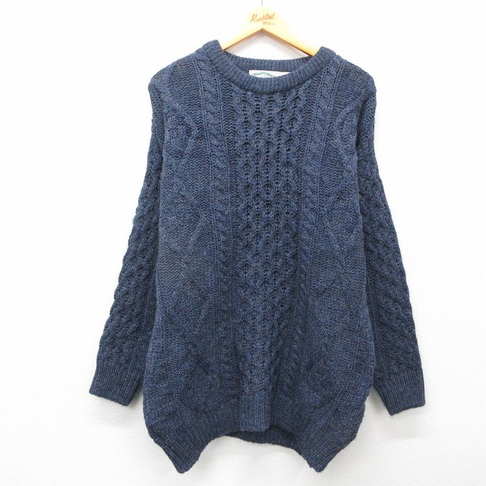 【中古】 古着長袖アランフィッシャ...