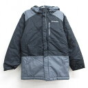 【中古】古着 コロンビア COLUMBIA 長袖 ナイロンシャツパーカー キッズ ボーイズ 子供服 ワンポイントロゴ ツートンカラー バイカラー グレー他 | 春夏 春物 春服 秋冬 秋物 秋服 女の子 子ども服 こども服 カジュアル ファッション おしゃれ かわいい
