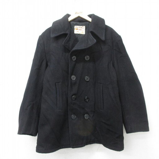 【中古】古着 長袖 ウール ピーコート Pコート メンズ 80年代 80s USA製 アメリカ製 黒 ブラック Lサイズ 中古 アウター | 秋冬 秋物 秋服 冬物 冬服 カジュアル メンズファッション ファッション おしゃれ カジュアルジャケット 【中古】古着 長袖 ウール ピーコート Pコート メンズ 80年代 80s USA製 アメリカ製 黒 ブラック Lサイズ 中古 アウター | 秋冬 秋物 秋服 冬物 冬服 カジュアル メンズファッション ファッション おしゃれ カジュアルジャケット