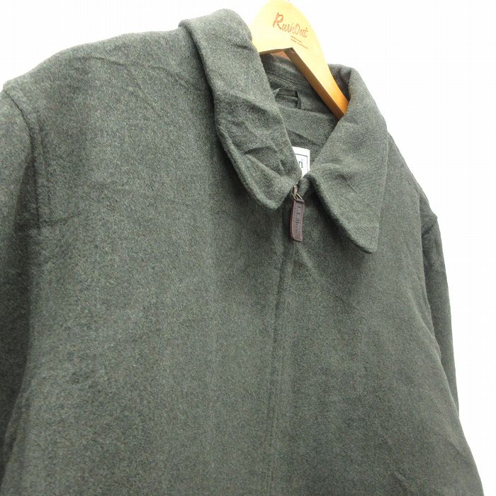 【中古】古着 エルエルビーン LLBEAN 長袖 ウールジャケット メンズ 00年代 00s 濃緑 グリーン 内側キルティング XLサイズ 中古 アウター | 秋冬 秋物 秋服 冬物 冬服 カジュアル メンズファッション ファッション おしゃれ カジュアルジャケット