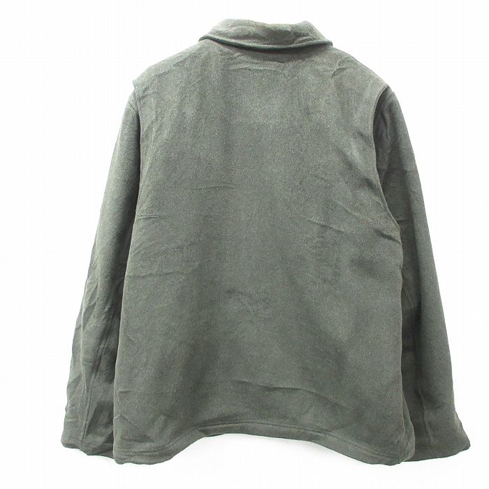 【中古】古着 エルエルビーン LLBEAN 長袖 ウールジャケット メンズ 00年代 00s 濃緑 グリーン 内側キルティング XLサイズ 中古 アウター | 秋冬 秋物 秋服 冬物 冬服 カジュアル メンズファッション ファッション おしゃれ カジュアルジャケット