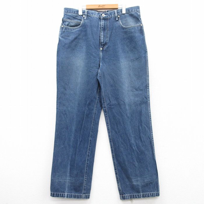 【中古】古着 ジーンズ メンズ 00年代 00s コットン 紺 ネイビ...(4.0)